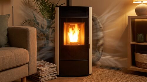 objevte běžné chyby v uspořádání nábytku, větrání a povrchů, které mohou ohrozit bezpečnost vašich peletových kamen.